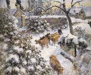Camille Pissarro Snow Germany oil painting artist